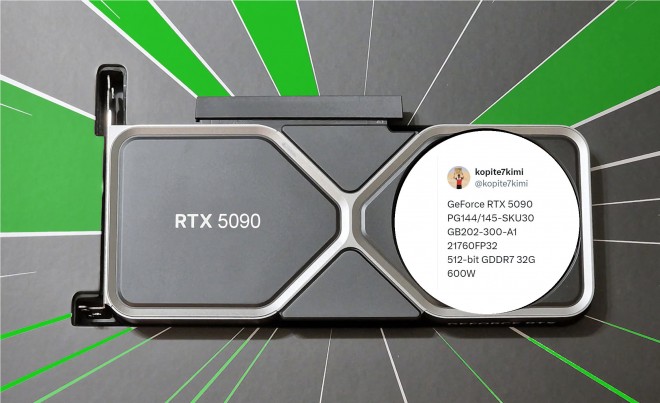 On connaitrait aussi les spécifications techniques de la GeForce RTX 5090 de NVIDIA !!!