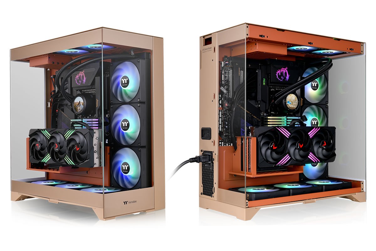 Nouveau boitier CTE E550 chez Thermaltake, et nouveau coloris Gravel Sand