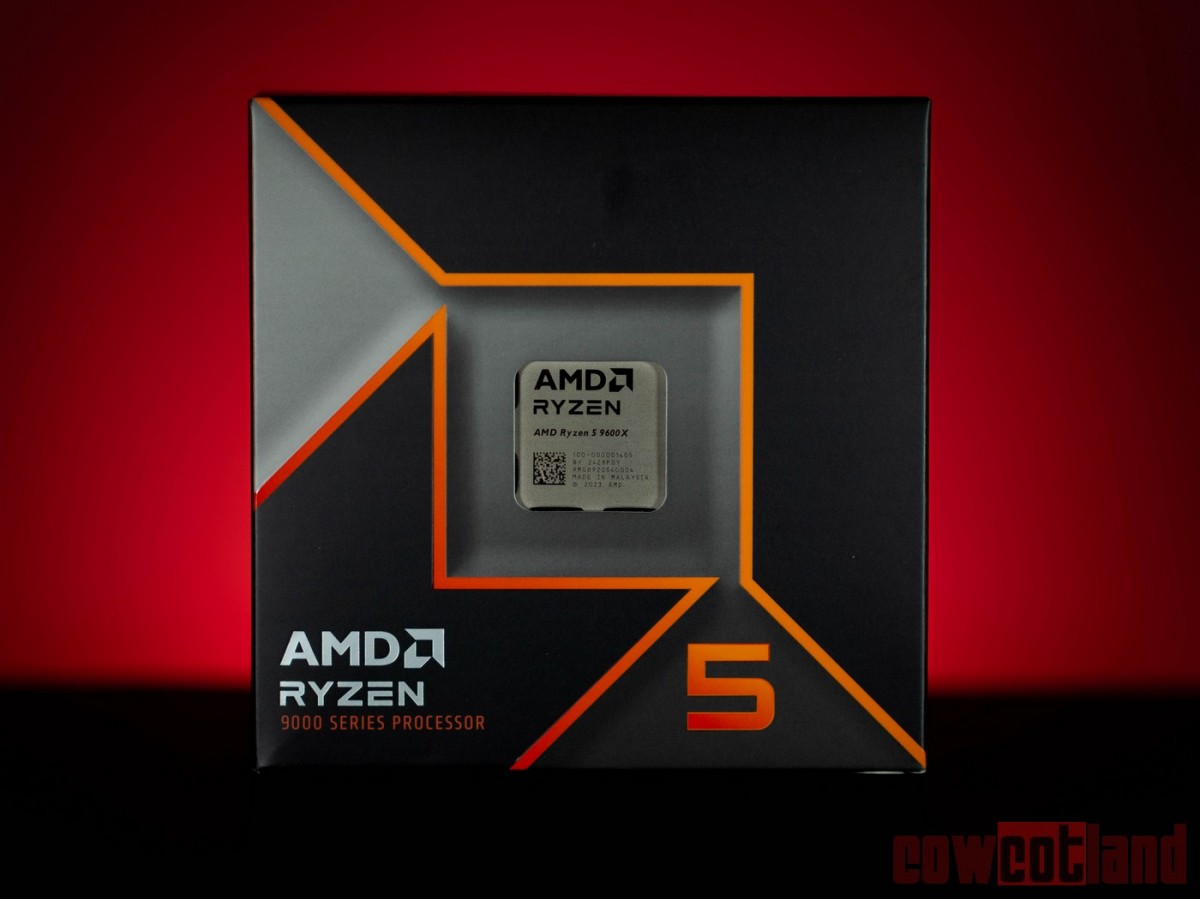 Image 69008, galerie Test processeurs : AMD Ryzen 5 9600X et Ryzen 7 9700X, et si on baissait le chauffage ? 