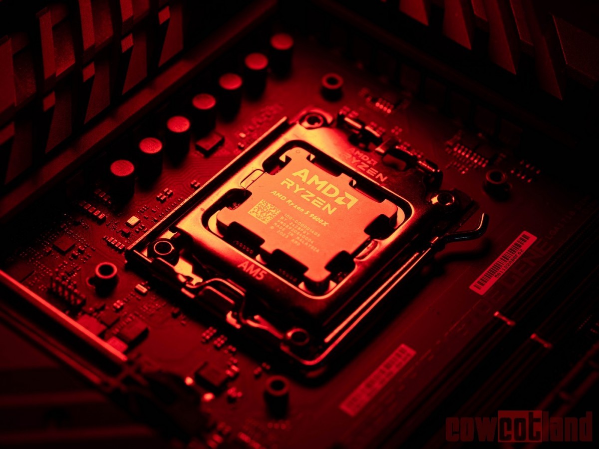 Image 69025, galerie Test processeurs : AMD Ryzen 5 9600X et Ryzen 7 9700X, et si on baissait le chauffage ? 