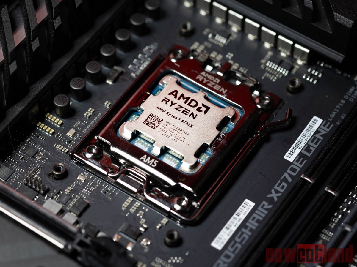 Image 69035, galerie Test processeurs : AMD Ryzen 5 9600X et Ryzen 7 9700X, et si on baissait le chauffage ? 