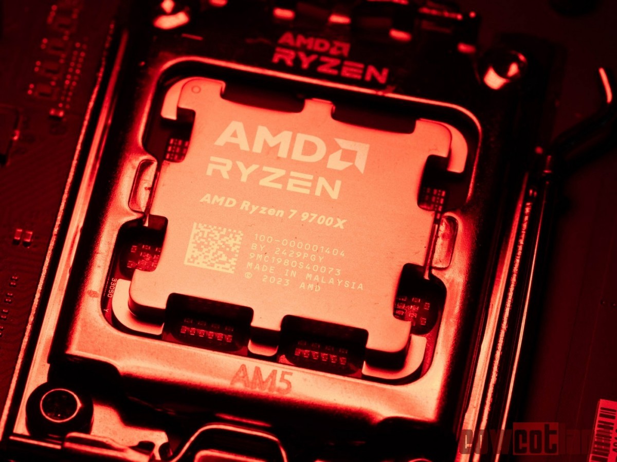 Image 69039, galerie Test processeurs : AMD Ryzen 5 9600X et Ryzen 7 9700X, et si on baissait le chauffage ? 