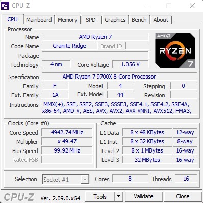 Image 69032, galerie Test processeurs : AMD Ryzen 5 9600X et Ryzen 7 9700X, et si on baissait le chauffage ? 