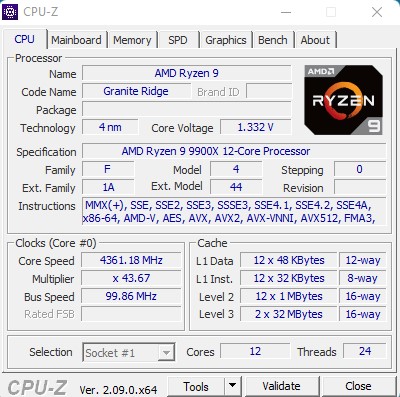 Image 69163, galerie Test processeurs AMD Ryzen 9 9900X et 9950X : On passe sur le haut de gamme