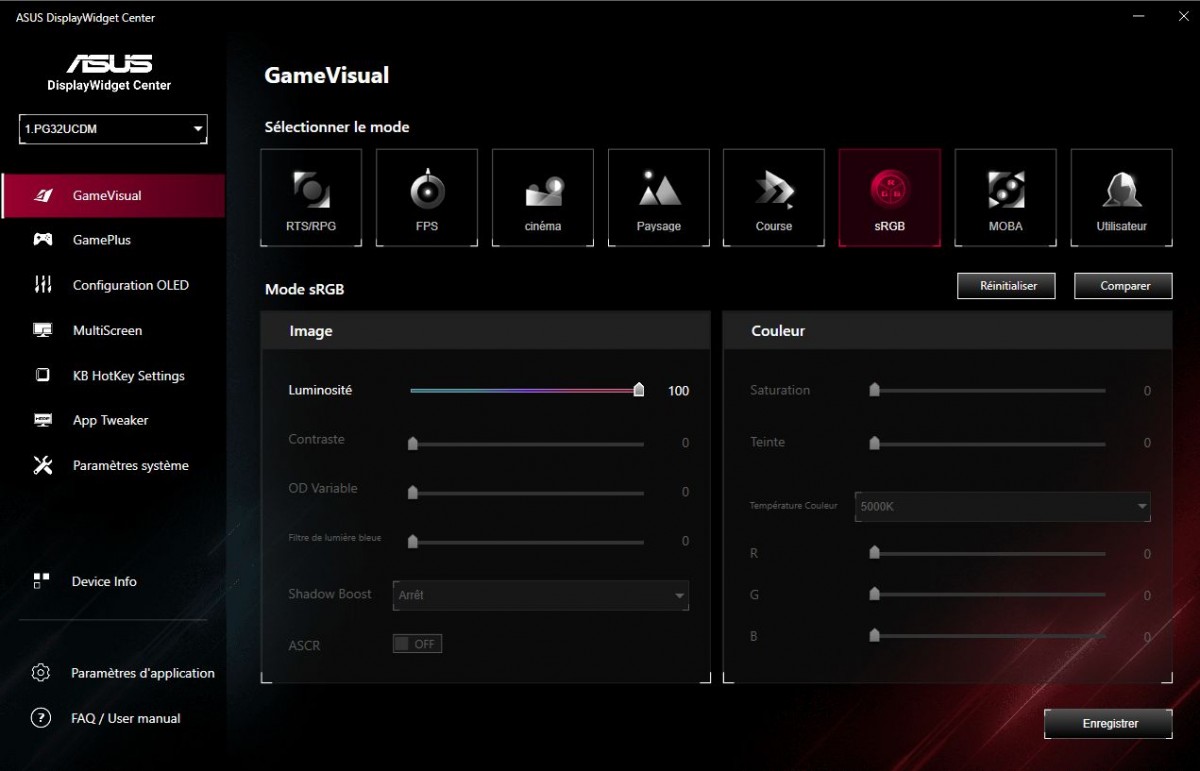 Image 68069, galerie ASUS ROG Swift PG32UCDM et son cosystme : Tout  la mode de la rpublique !