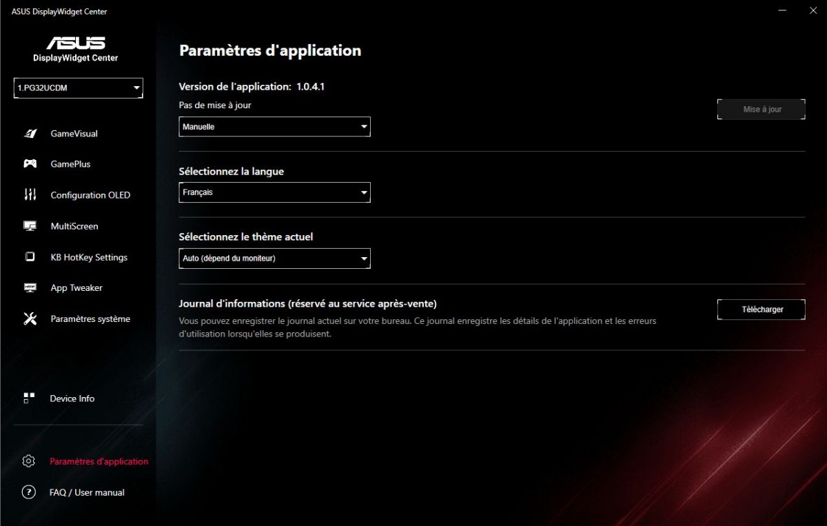 Image 68068, galerie ASUS ROG Swift PG32UCDM et son cosystme : Tout  la mode de la rpublique !