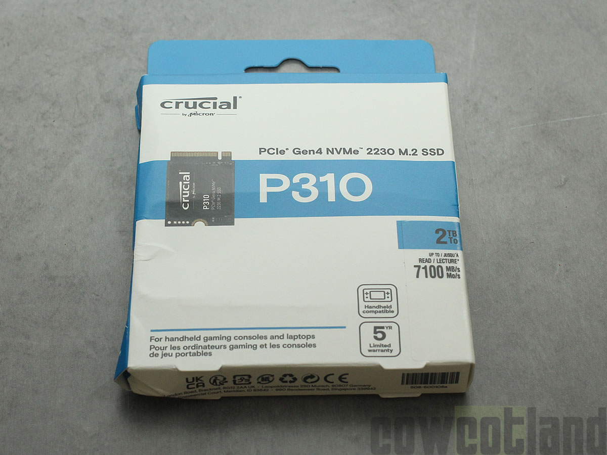 Image 68763, galerie Test SSD Crucial P310 : Mini taille, mais maxi perfs !!!