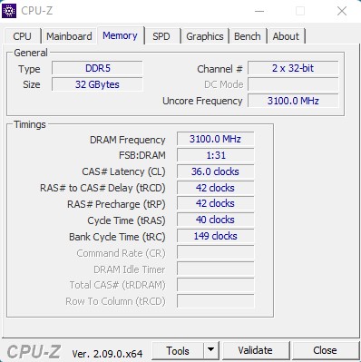 Image 67339, galerie Test mmoire : Crucial PRO Overclocking 32 Go DDR5-6000 CL36