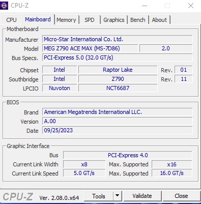Image 62095, galerie Dossier performance jeux : PCIe Gen 5, x8 vs x16 avec les processeurs Intel 