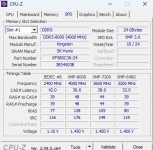 Cliquez pour agrandir Test mmoire Kingston Fury Renegade DDR5 RGB Limited Edition 2 x 24 Go 8000 MT/s c36