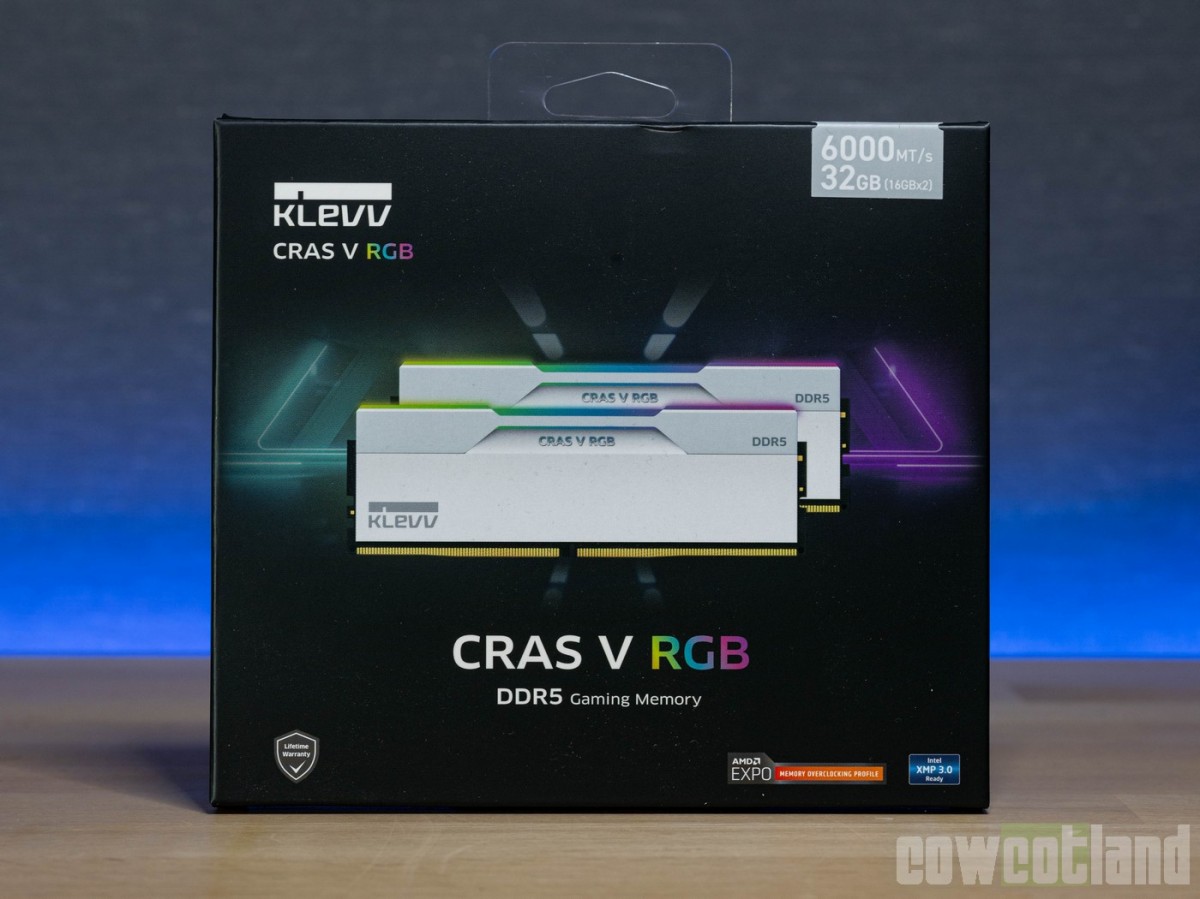 Image 68731, galerie Test mmoire DDR5 KLEVV CRAS V RGB 2 x 16 Go 6000 c30, de l'ECC  prix abordable !