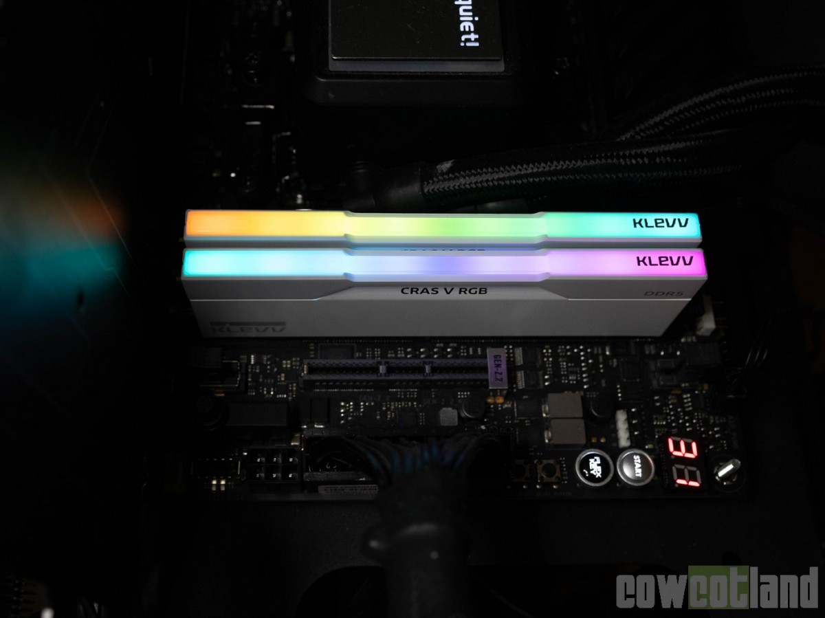 Image 68744, galerie Test mmoire DDR5 KLEVV CRAS V RGB 2 x 16 Go 6000 c30, de l'ECC  prix abordable !