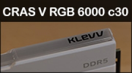 Cliquez pour agrandir Test mmoire DDR5 KLEVV CRAS V RGB 2 x 16 Go 6000 c30, de l'ECC  prix abordable !