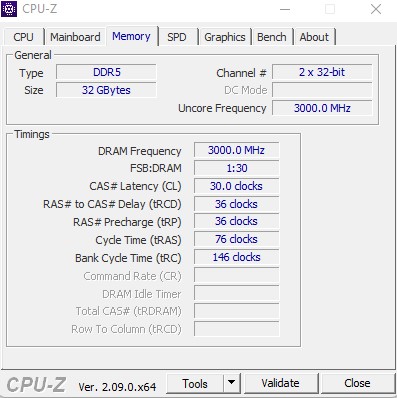 Image 68741, galerie Test mmoire DDR5 KLEVV CRAS V RGB 2 x 16 Go 6000 c30, de l'ECC  prix abordable !