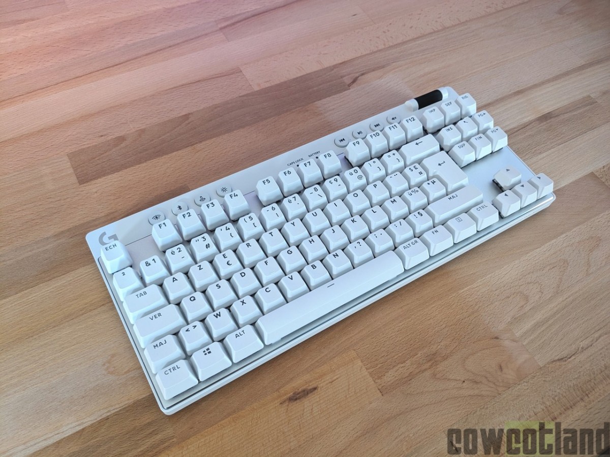 Test Logitech G PRO X TKL : un clavier sans-fil taillé pour la compétition