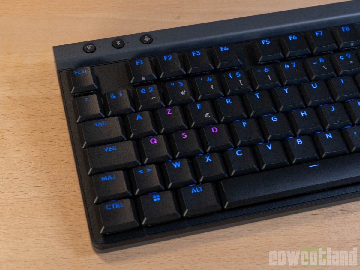 Image 68419, galerie Test clavier : Logitech G515 Lightspeed TKL, c'est toujours pas a... 