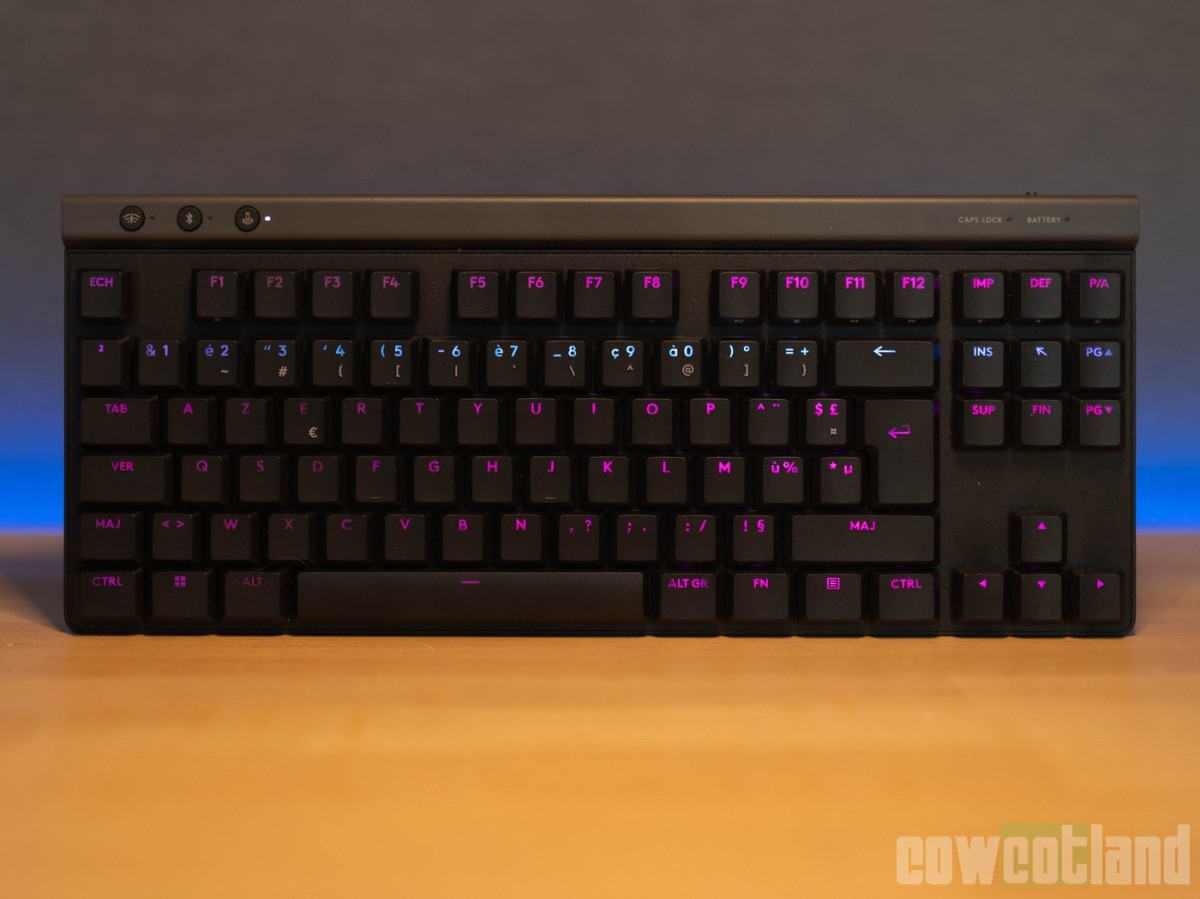 Image 68425, galerie Test clavier : Logitech G515 Lightspeed TKL, c'est toujours pas a... 