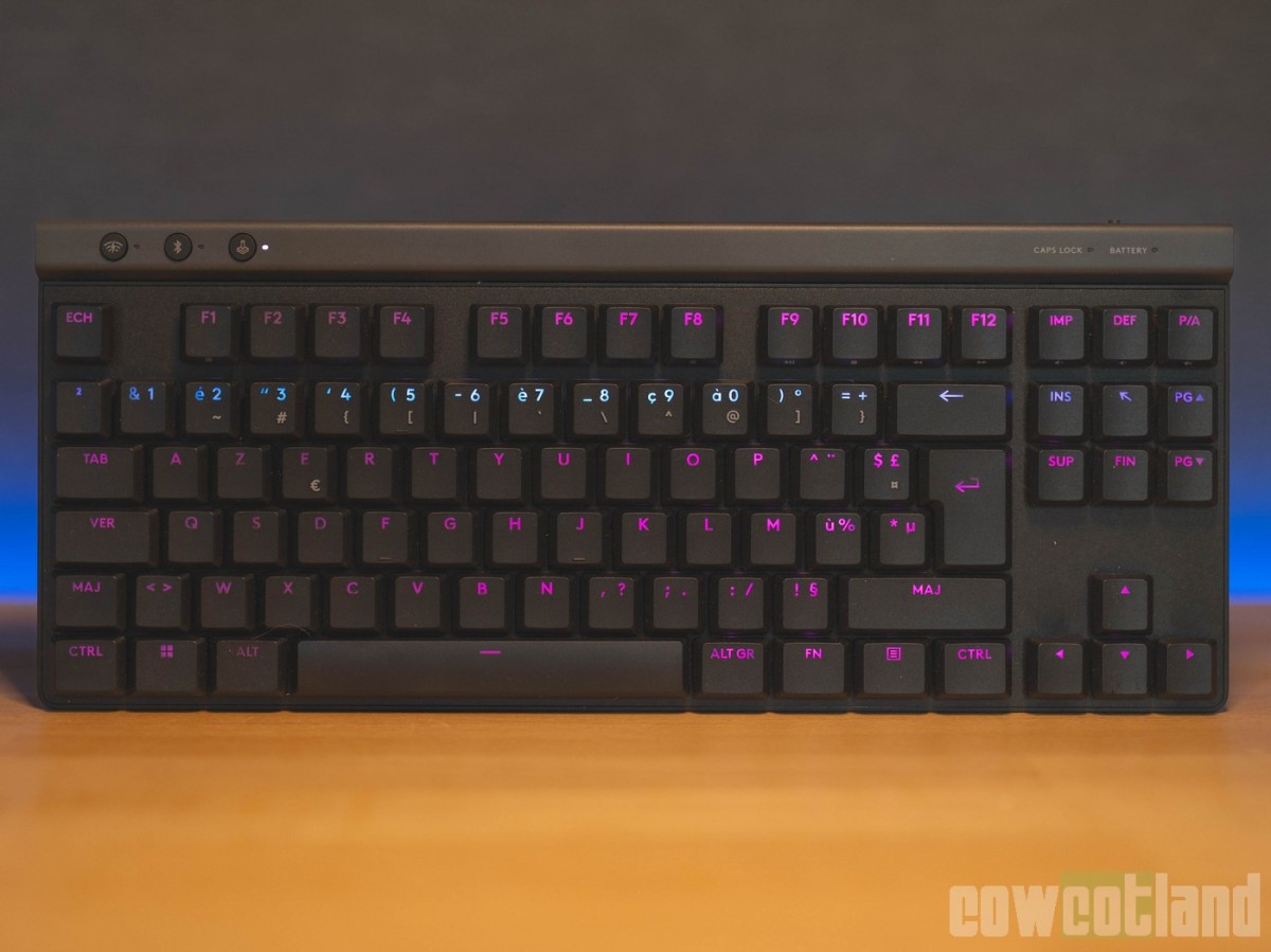 Image 68424, galerie Test clavier : Logitech G515 Lightspeed TKL, c'est toujours pas a... 