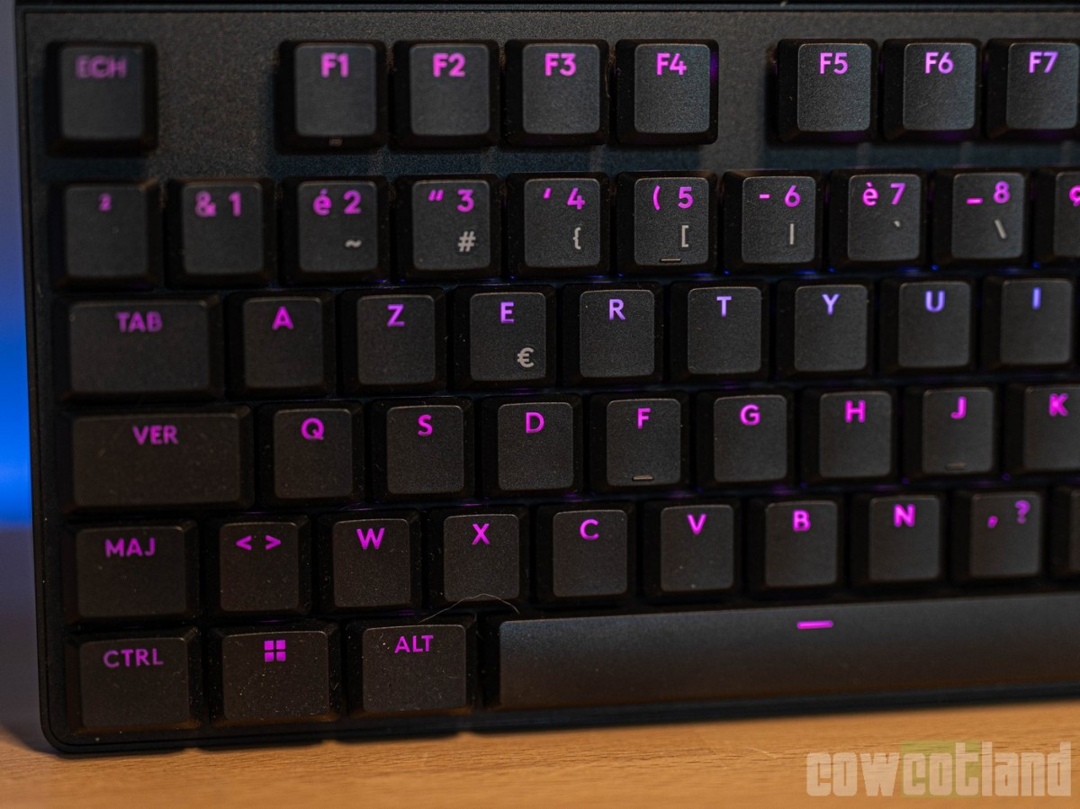 Image 68429, galerie Test clavier : Logitech G515 Lightspeed TKL, c'est toujours pas a... 