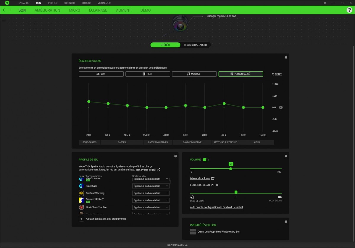 Image 69695, galerie Test Razer Kraken V4 : le retour du RGB sur les casques !