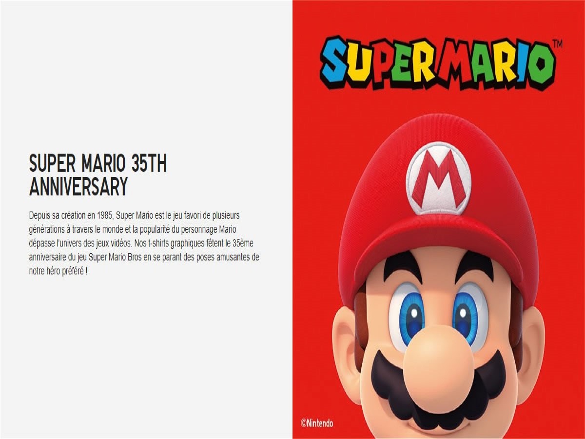 Uniqlo Lance Une Nouvelle Collection Mario Pour Les 35 Ans De Super Mario Bros Articles Divers